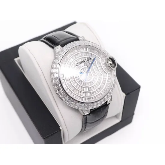 Cartier Blue Balloon Square Diamond Gypsophila Watch Diameter: 42mm
