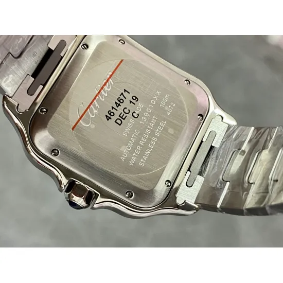 Cartier SANTOS 47.5MM*39.8MM*9.08MM Comes with quick-detachable leather strap