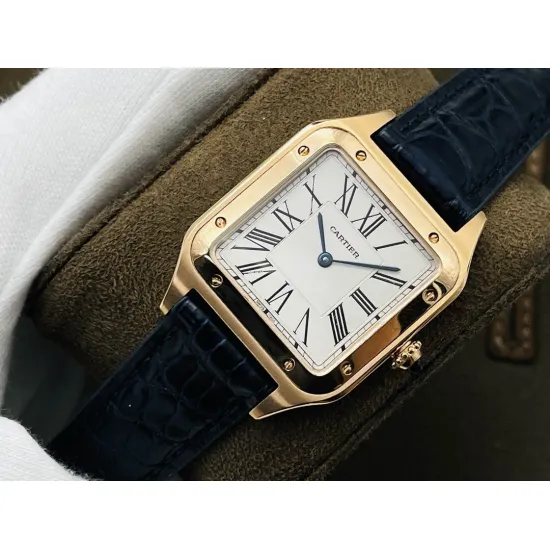Cartier SANTOS Mechanical movement 43.5X31.4 mm 38X27.5 mm