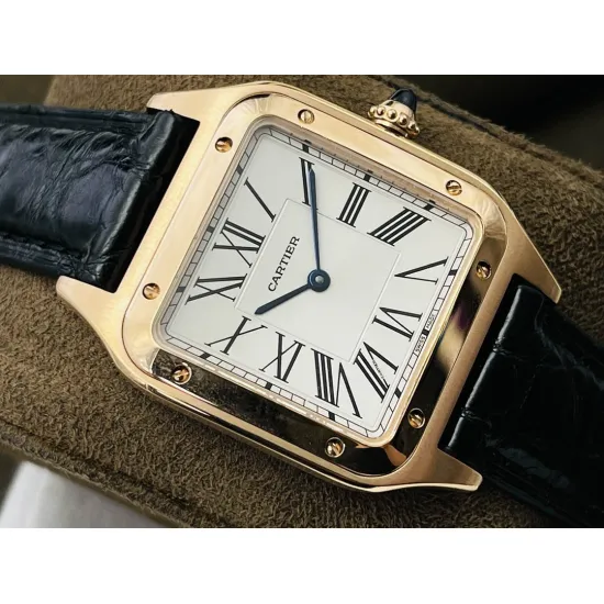 Cartier SANTOS Mechanical movement 43.5X31.4 mm 38X27.5 mm