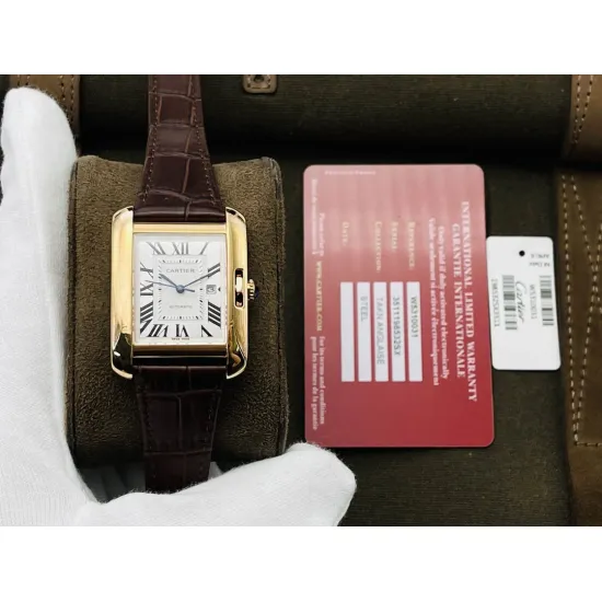 Cartier Tank Watch Size: 30MMX39MMX11MM