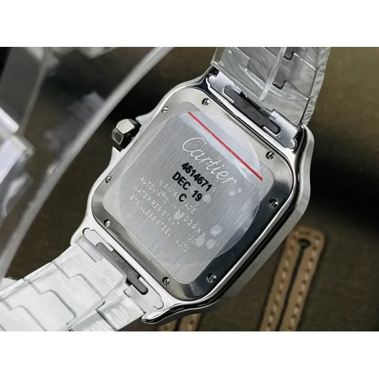 Cartier SANTOS 47.5MM*39.8MM*9.08MM Comes with quick-detachable leather strap