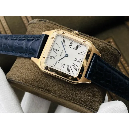 Cartier SANTOS Mechanical movement 43.5X31.4 mm 38X27.5 mm