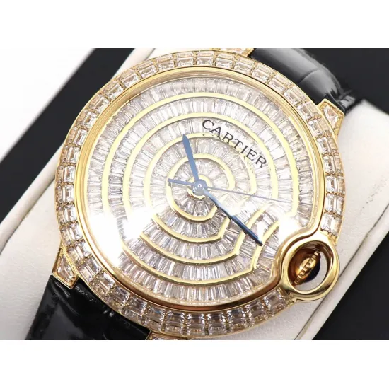 Cartier Blue Balloon Square Diamond Gypsophila Watch Diameter: 42mm