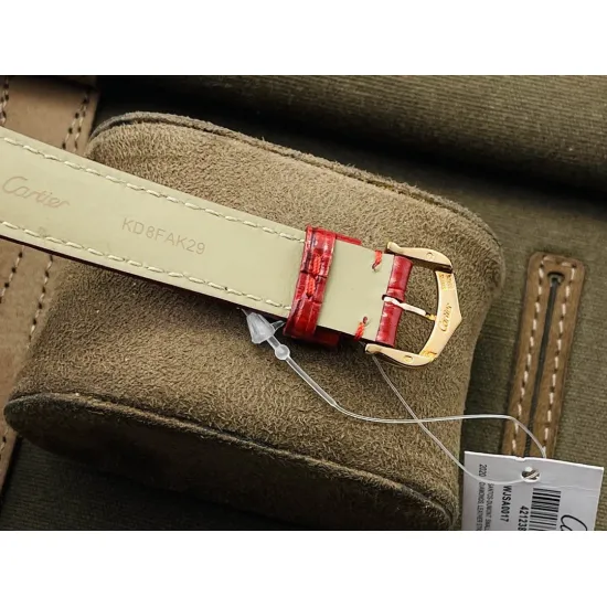 Cartier Santos Quartz movement: 43.5X31.4mm Women's 38X27.5mm