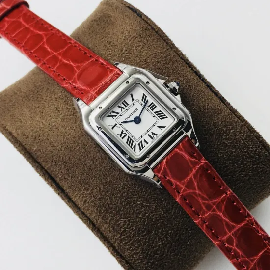 Cartier santos quartz watch: 27*37 mm