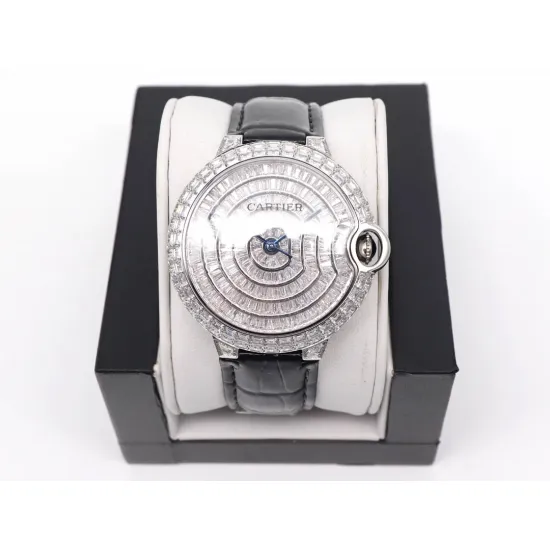 Cartier Blue Balloon Square Diamond Gypsophila Watch Diameter: 42mm