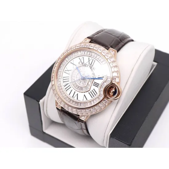 Cartier Blue Balloon Square Diamond Gypsophila Watch Diameter: 42mm