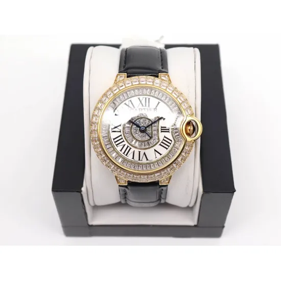 Cartier Blue Balloon Square Diamond Gypsophila Watch Diameter: 42mm