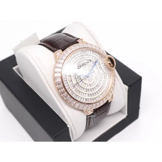 Cartier Blue Balloon Square Diamond Gypsophila Watch Diameter: 42mm