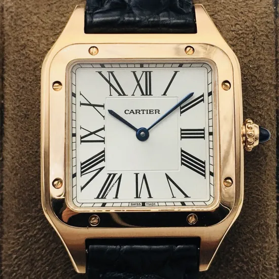 Cartier SANTOS Mechanical movement 43.5X31.4 mm 38X27.5 mm