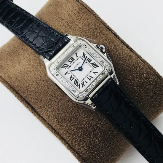 Cartier santos quartz watch: 27*37 mm
