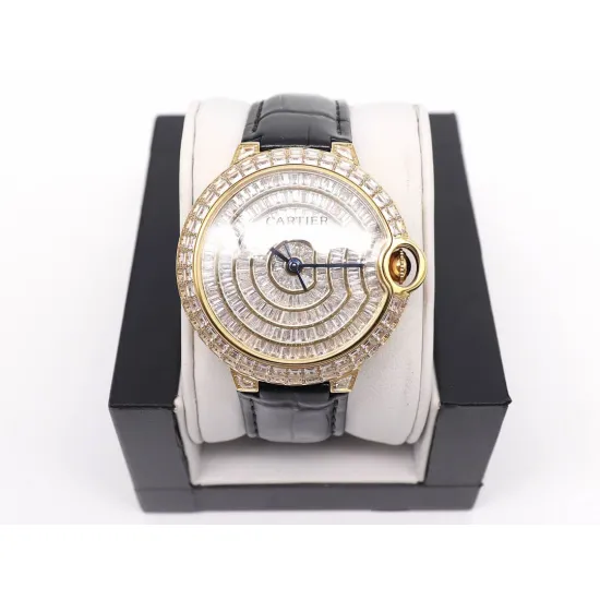 Cartier Blue Balloon Square Diamond Gypsophila Watch Diameter: 42mm