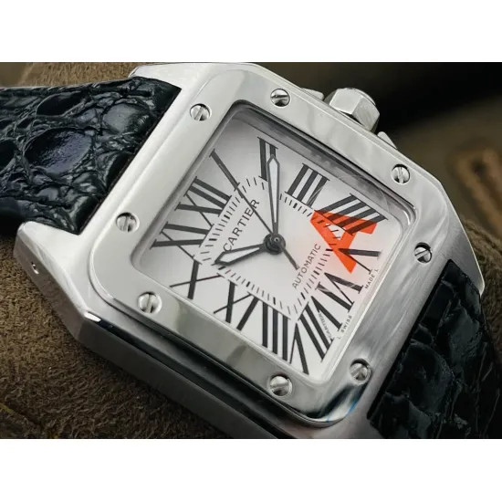 Cartier Santos Couple Watch Diameter: 51*41.3 44.2*35.6 mm