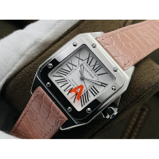 Cartier Santos Couple Watch Diameter: 51*41.3 44.2*35.6 mm