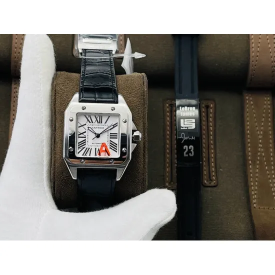 Cartier Santos Couple Watch Diameter: 51*41.3 44.2*35.6 mm