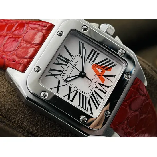 Cartier Santos Couple Watch Diameter: 51*41.3 44.2*35.6 mm