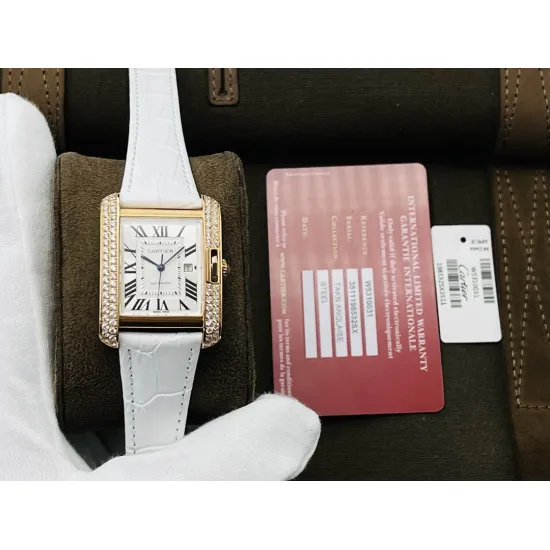 Cartier Tank Watch Size: 30MMX39MMX11MM