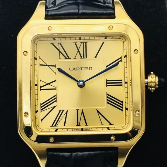 Cartier Santos Quartz movement: 43.5X31.4mm Women's 38X27.5mm