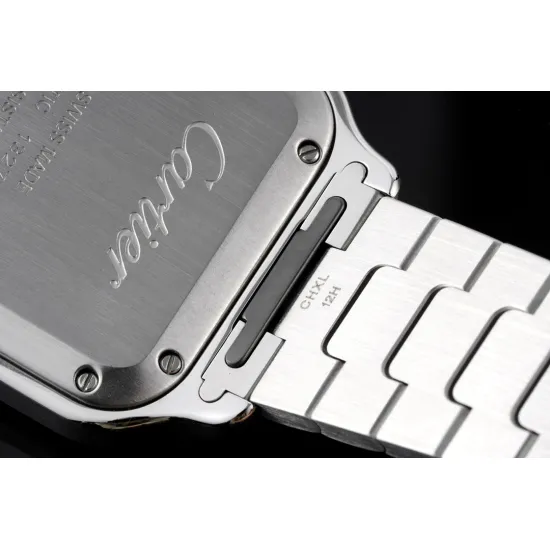 Cartier women's SANTOS 35.1MM*8.83MM Comes with quick-detachable leather strap