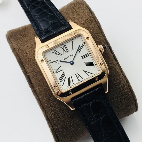 Cartier SANTOS Mechanical movement 43.5X31.4 mm 38X27.5 mm
