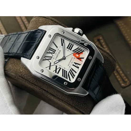 Cartier Santos Couple Watch Diameter: 51*41.3 44.2*35.6 mm