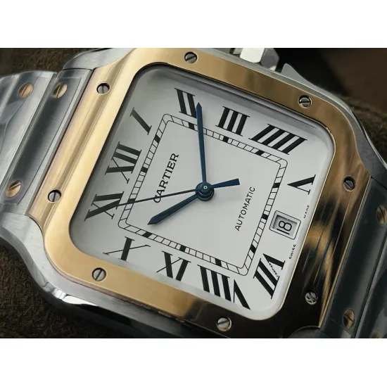 Cartier SANTOS 47.5MM*39.8MM*9.08MM Comes with quick-detachable leather strap