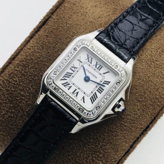Cartier santos quartz watch: 27*37 mm