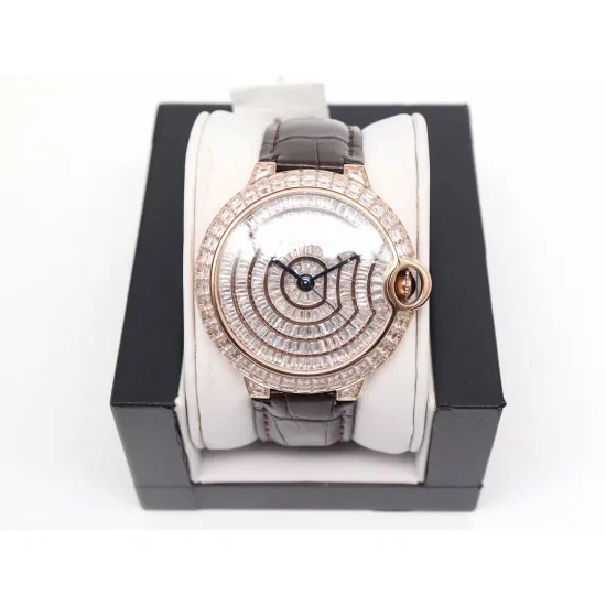 Cartier Blue Balloon Square Diamond Gypsophila Watch Diameter: 42mm