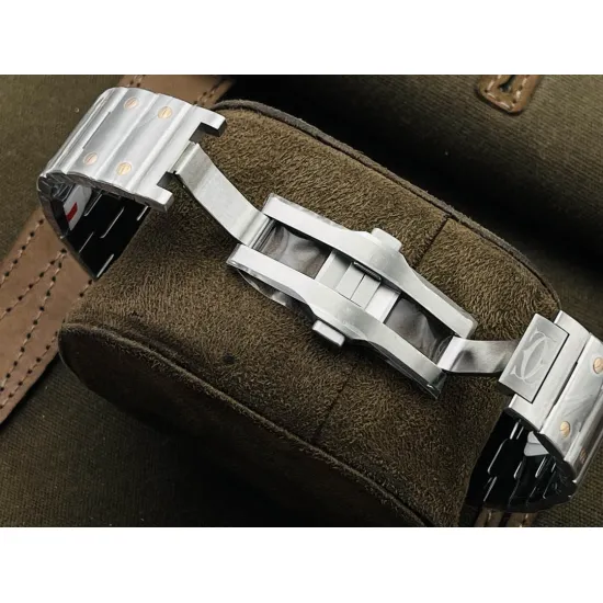 Cartier SANTOS 47.5MM*39.8MM*9.08MM Comes with quick-detachable leather strap