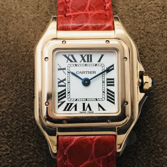 Cartier santos quartz watch: 27*37 mm