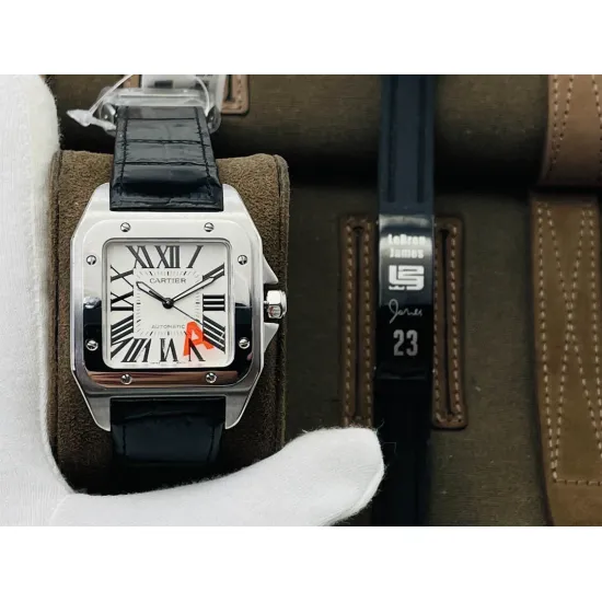 Cartier Santos Couple Watch Diameter: 51*41.3 44.2*35.6 mm