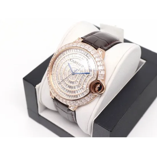 Cartier Blue Balloon Square Diamond Gypsophila Watch Diameter: 42mm
