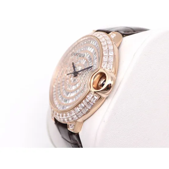 Cartier Blue Balloon Square Diamond Gypsophila Watch Diameter: 42mm