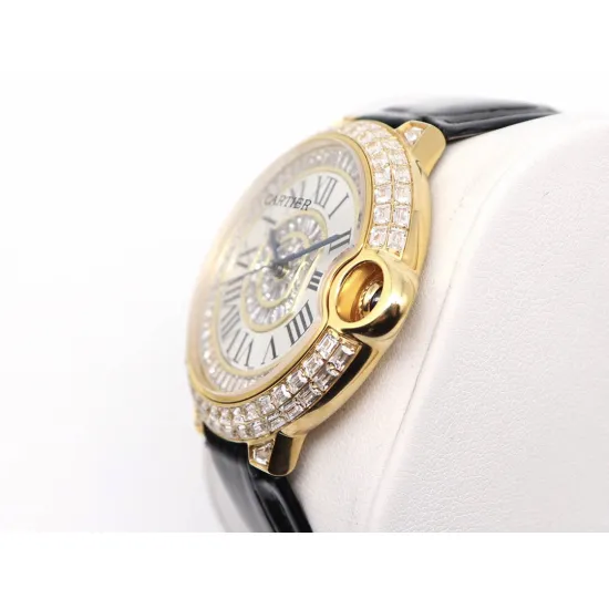 Cartier Blue Balloon Square Diamond Gypsophila Watch Diameter: 42mm