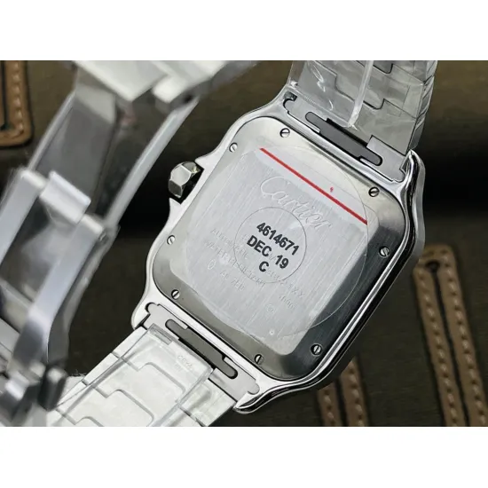 Cartier SANTOS 47.5MM*39.8MM*9.08MM Comes with quick-detachable leather strap