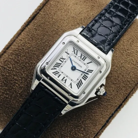 Cartier santos quartz watch: 27*37 mm