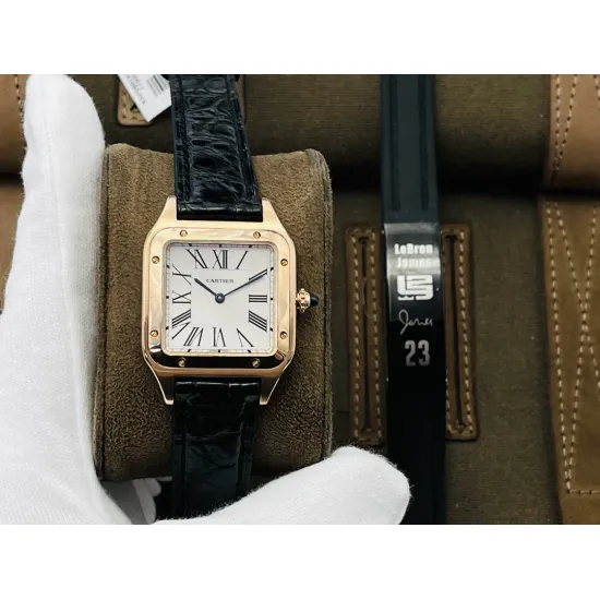 Cartier SANTOS Mechanical movement 43.5X31.4 mm 38X27.5 mm