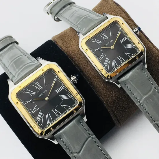 Cartier Santos Quartz movement: 43.5X31.4mm Women's 38X27.5mm