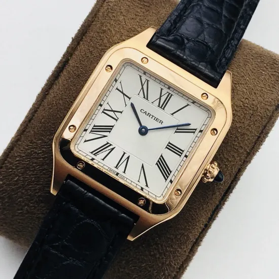 Cartier Santos Quartz movement: 43.5X31.4mm Women's 38X27.5mm