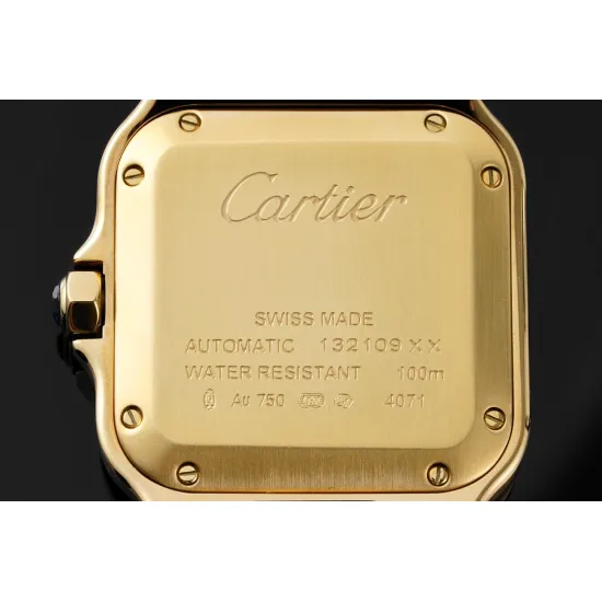 Cartier women's SANTOS 35.1MM*8.83MM Comes with quick-detachable leather strap