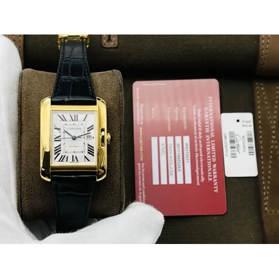 Cartier Tank Watch Size: 30MMX39MMX11MM