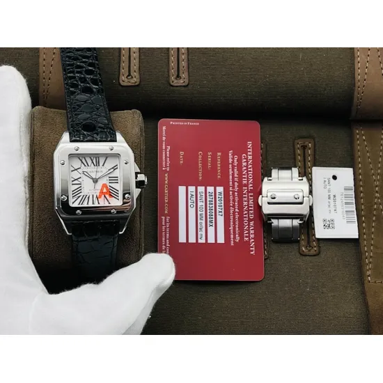 Cartier Santos Couple Watch Diameter: 51*41.3 44.2*35.6 mm