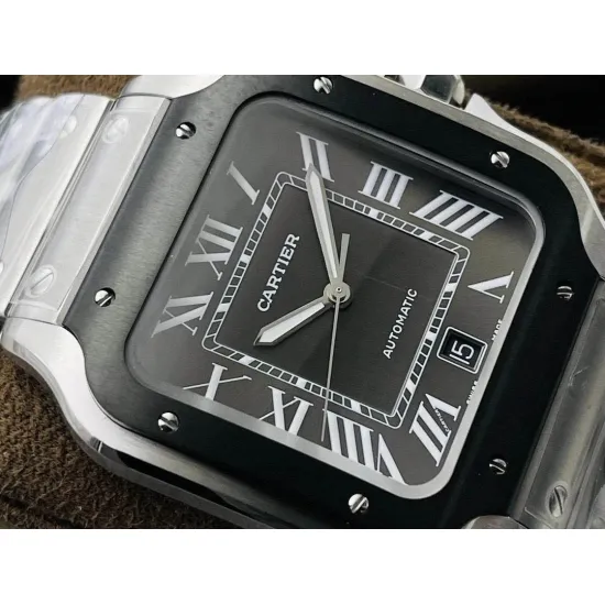 Cartier SANTOS 47.5MMX39.8MMX9.08MM Comes with quick-detachable leather strap