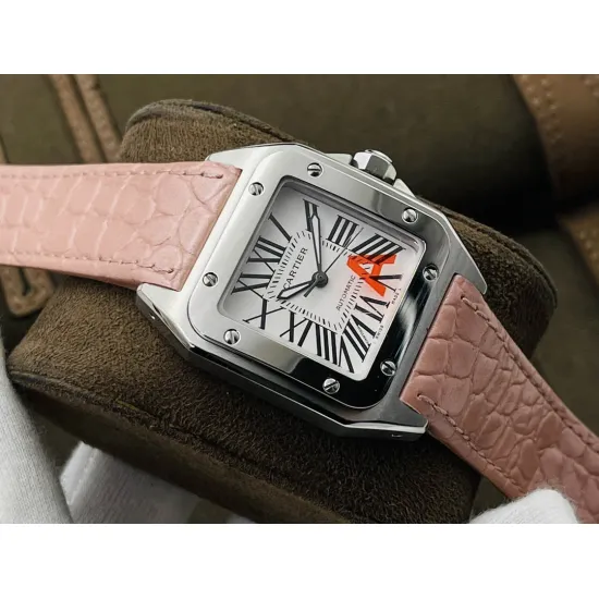 Cartier Santos Couple Watch Diameter: 51*41.3 44.2*35.6 mm
