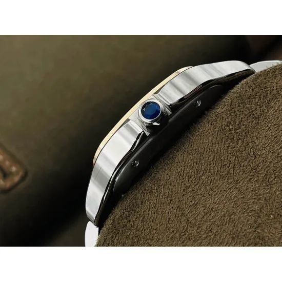 Cartier SANTOS 47.5MM*39.8MM*9.08MM Comes with quick-detachable leather strap