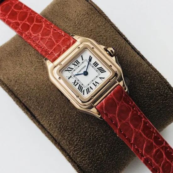 Cartier santos quartz watch: 27*37 mm