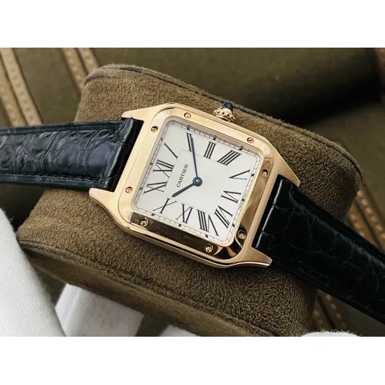 Cartier SANTOS Mechanical movement 43.5X31.4 mm 38X27.5 mm