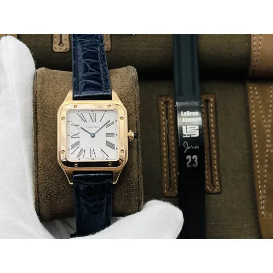 Cartier SANTOS Mechanical movement 43.5X31.4 mm 38X27.5 mm