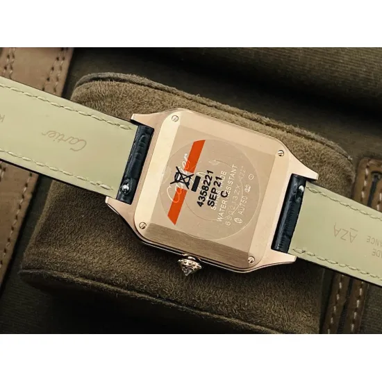 Cartier Santos Quartz movement: 43.5X31.4mm Women's 38X27.5mm